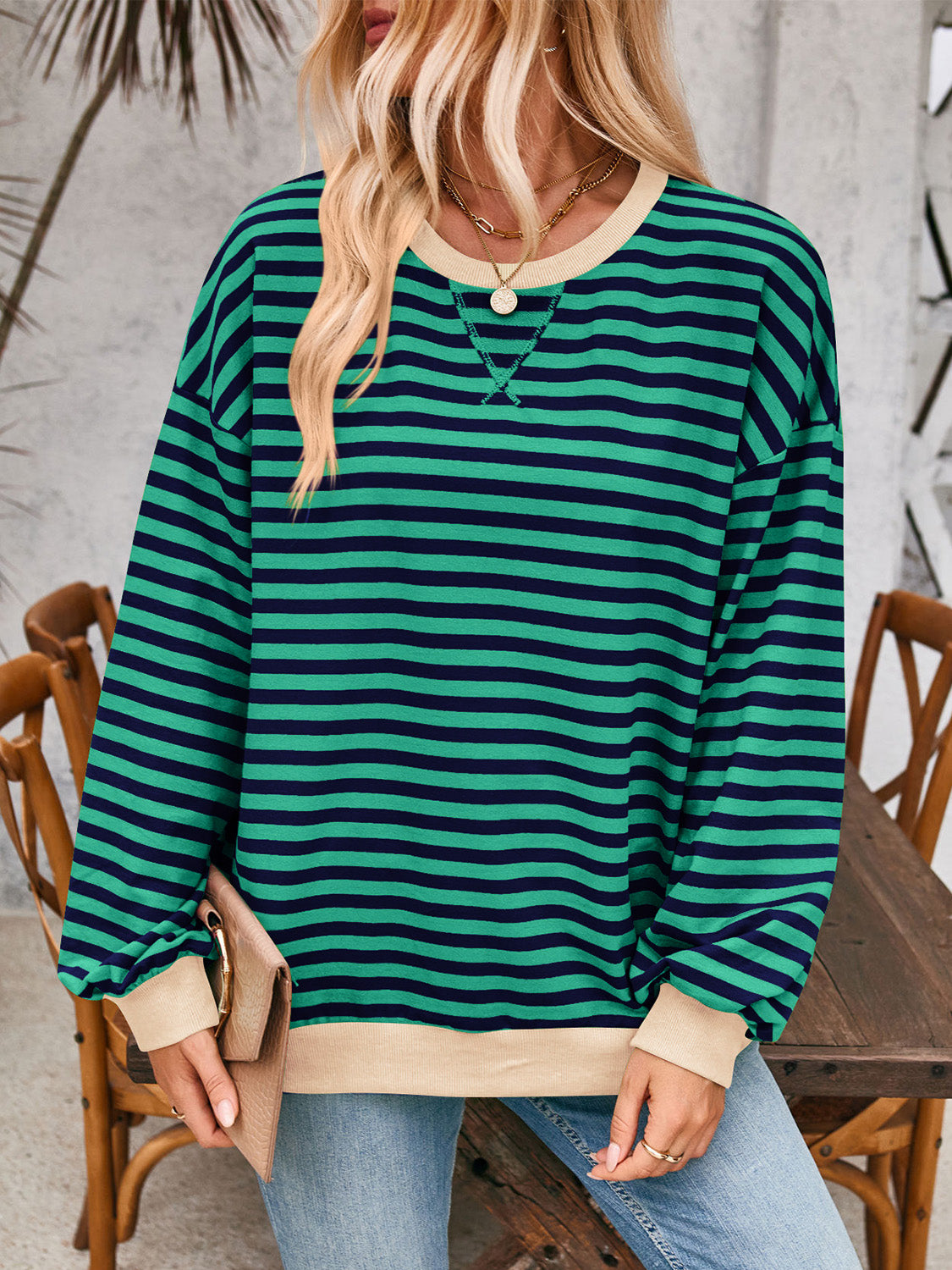 Carmen Contrast Sweatshirt