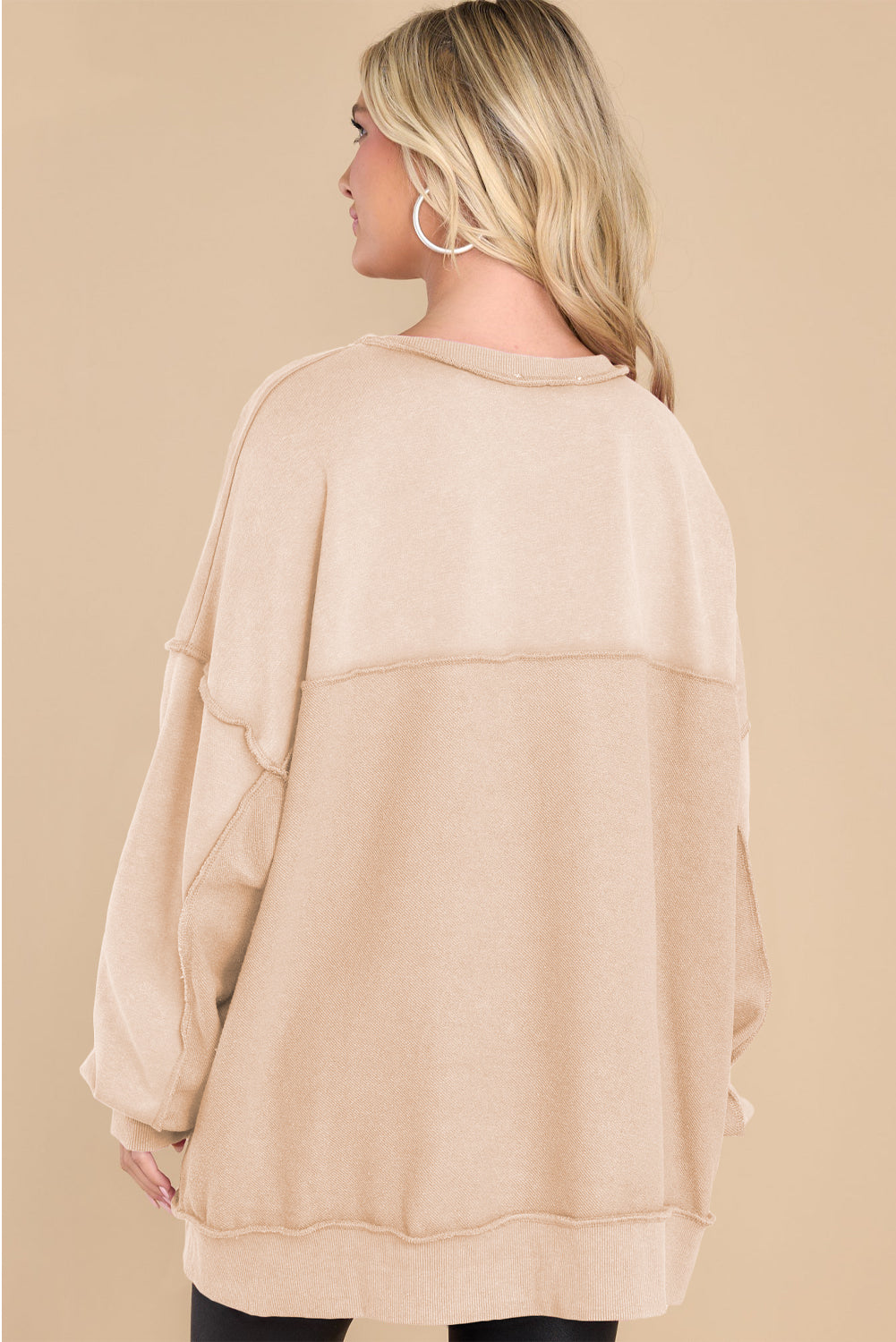 Vera Exposed Seam Sweatshirt