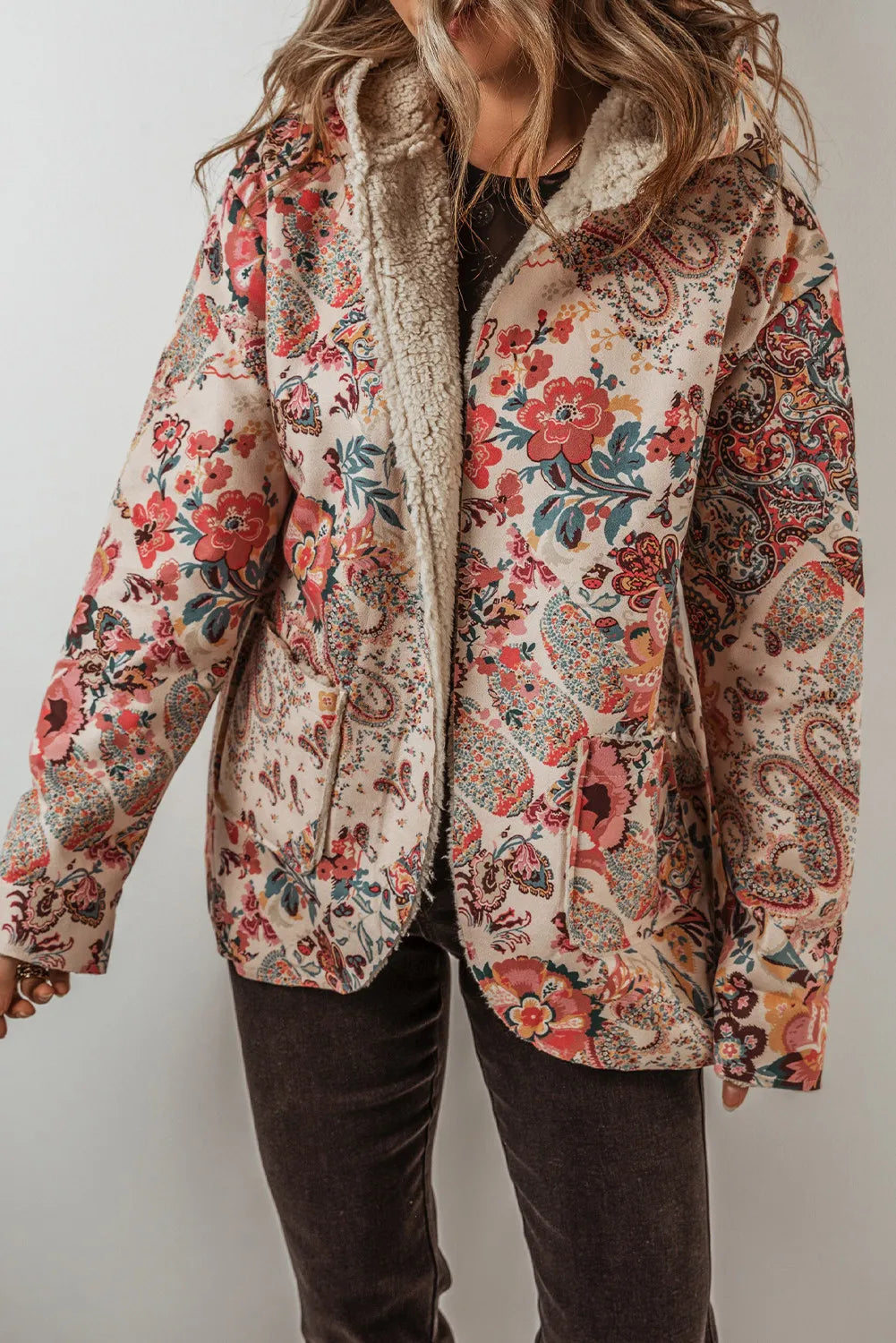 Selena Floral Zip Jacket