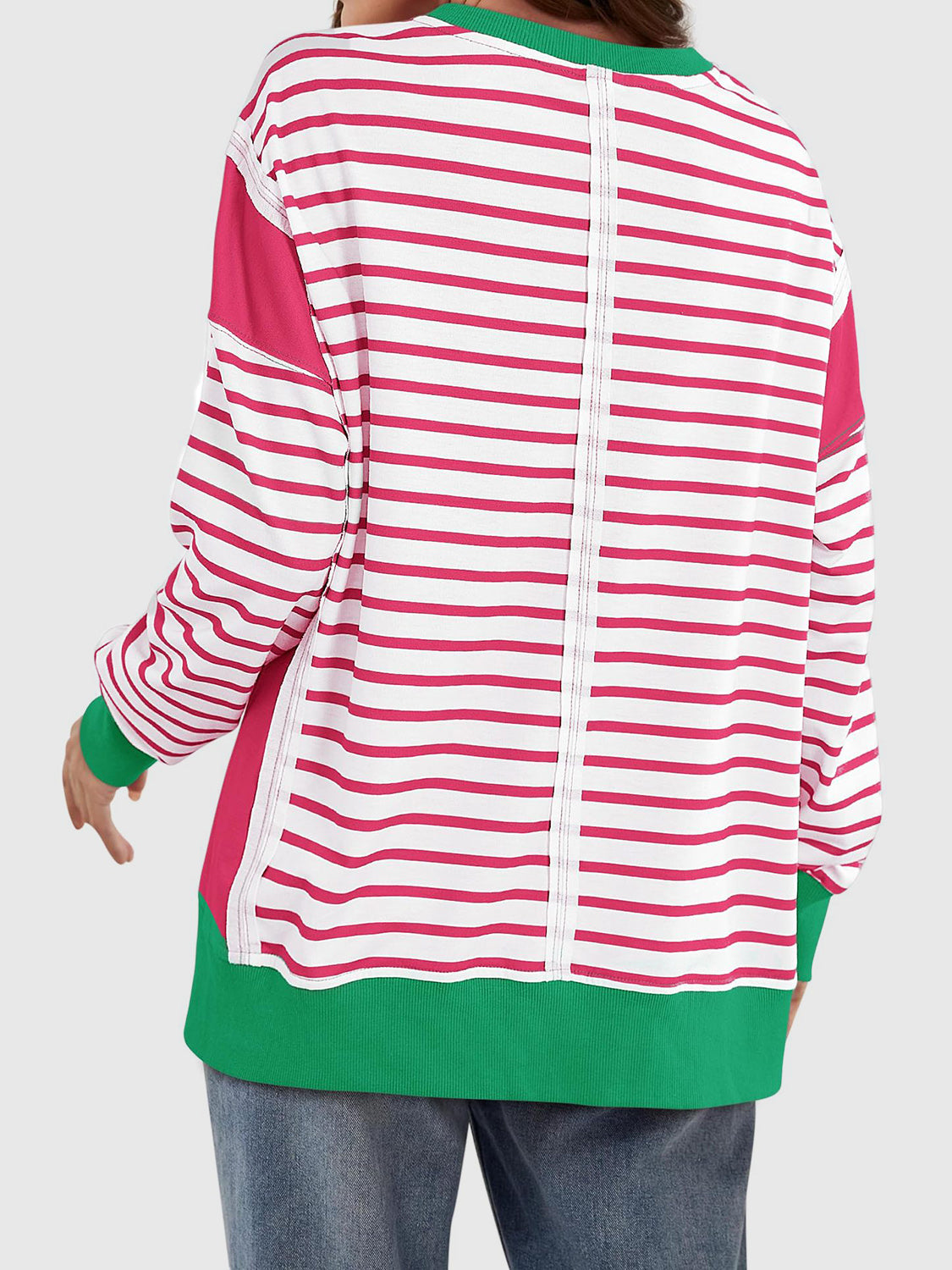 Audrey Striped Sweatshirt