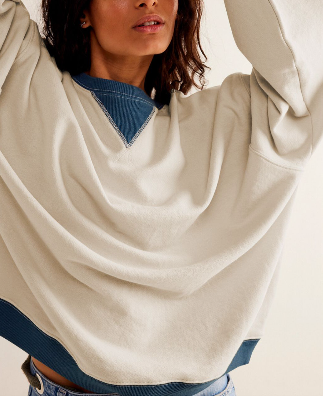 Millie Contrast Trim Sweatshirt