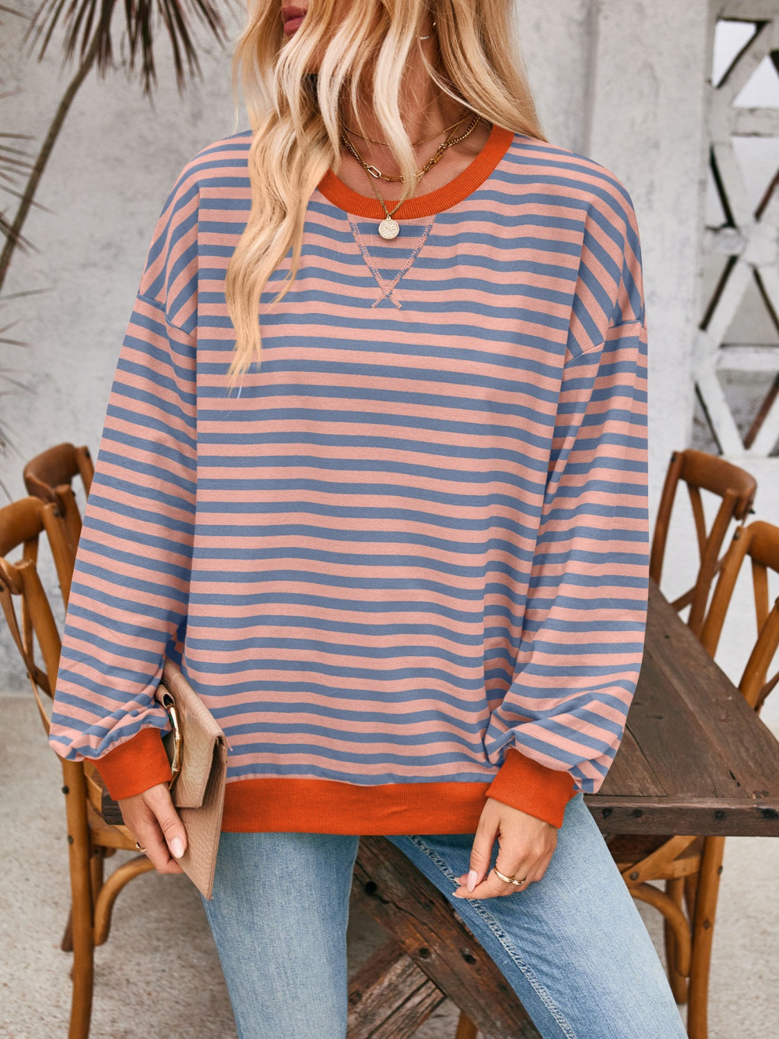 Carmen Contrast Sweatshirt