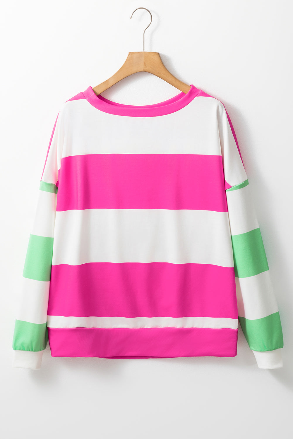 Poppy Striped Long Sleeve Top