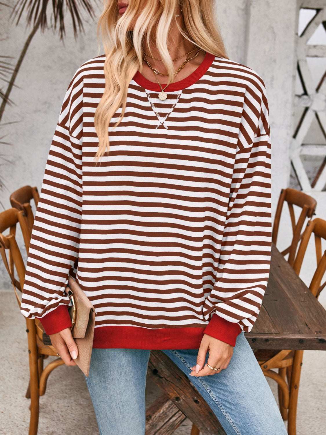 Carmen Contrast Sweatshirt