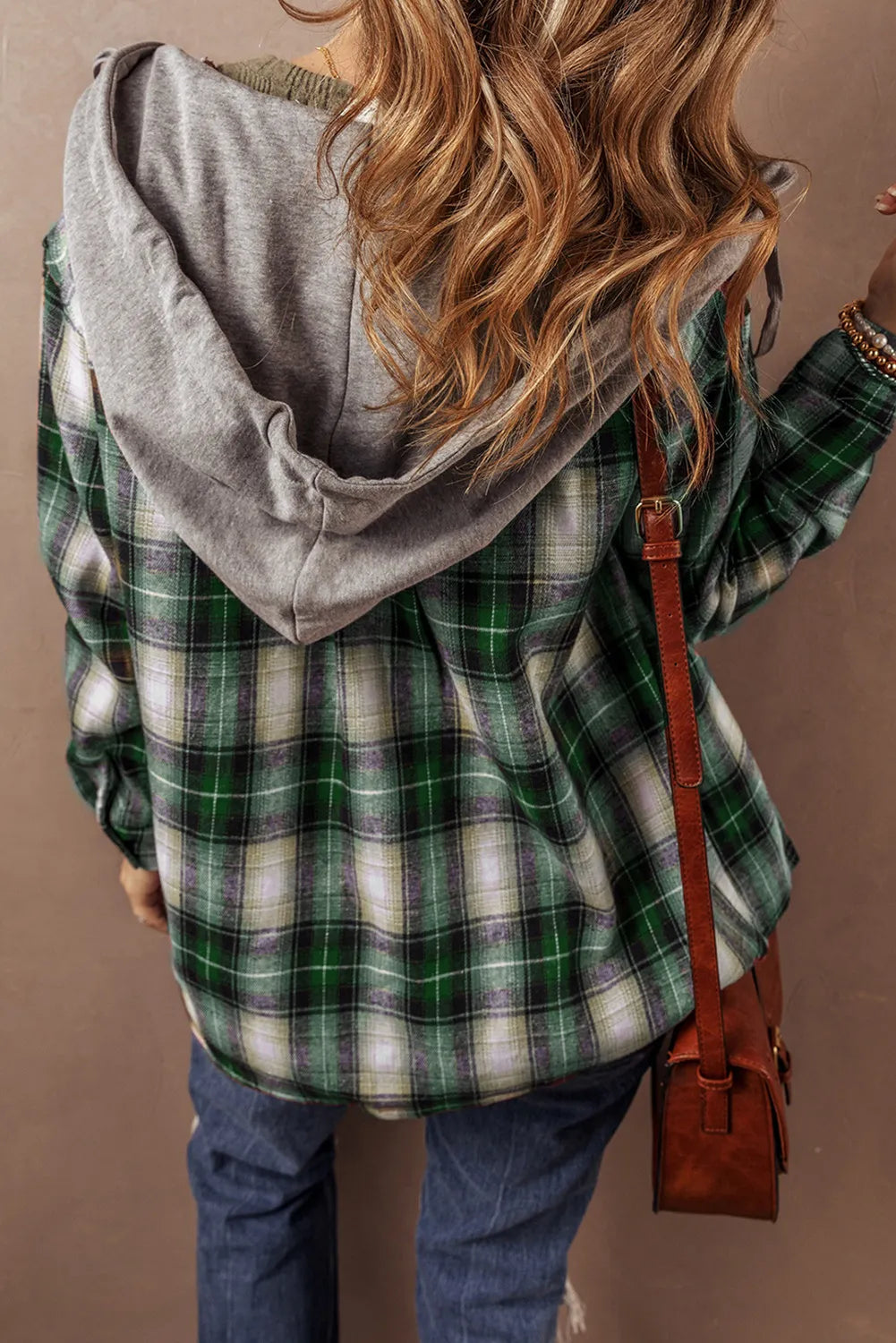 Alexis Plaid Hooded Jacket